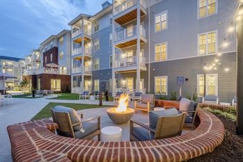 Fire pit with fireside seating